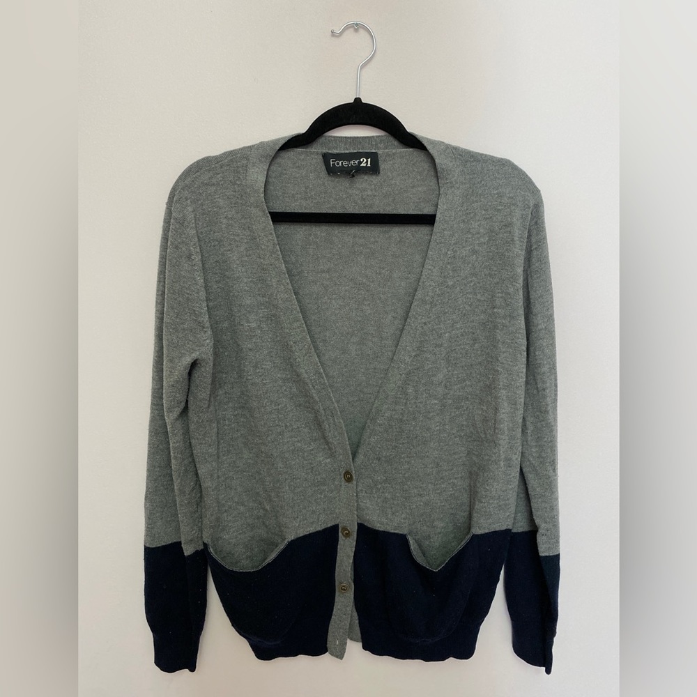 Black & Blue Cardigan